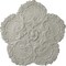Ekena Millwork Shell Ceiling Medallion, Hand-Painted Pot of Cream, 25 5/8"OD x 1"P CM25SHPCF - alternate 1